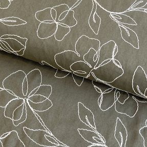 Lan viskoza EMBROIDERY Flower Danielle pickle