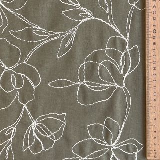 Viskoza s lanom EMBROIDERY Flower Danielle pickle