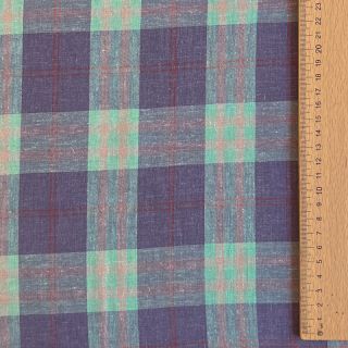 Viskoza s lanom YARN DYED Square green