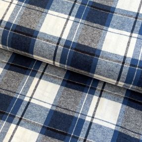 Pamučna tkanina YARN DYED CHECK BRUSHED Silva design A