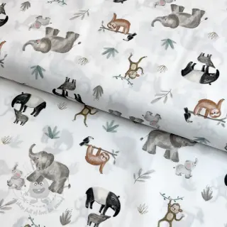 Pamuk Safari off white digital print