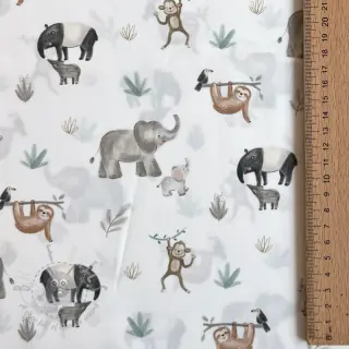 Pamuk Safari off white digital print