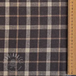Viskoza s lanom YARN DYED Block brown