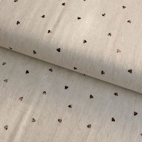 Viskoza s lanom FOIL Hearts ecru