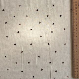 Viskoza s lanom FOIL Hearts ecru