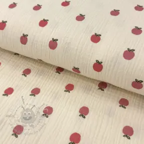 Tetra Tkanina/Muslin Fruits apple natural