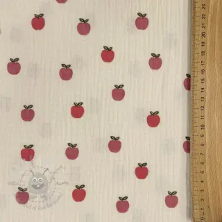 Tetra Tkanina/Muslin Fruits apple natural