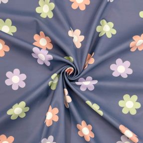 Tkanina za kabanice Flowers jeans