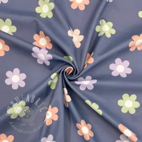 Tkanina za kabanice Flowers jeans