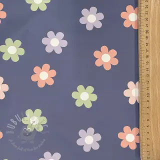 Tkanina za kabanice Flowers jeans