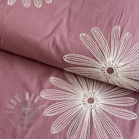 Pamuk EMBROIDERY Flowie mauve