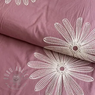 Pamuk EMBROIDERY Flowie mauve