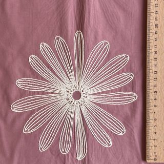 Pamuk EMBROIDERY Flowie mauve