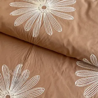 Pamuk EMBROIDERY Flowie cinnamon