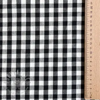 Pamuk Checks black white 1-side border