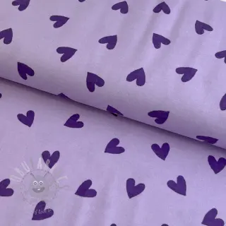 Pamuk FLANNEL Hearts lavender