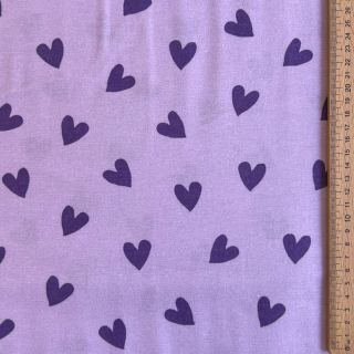 Pamuk FLANNEL Hearts lavender