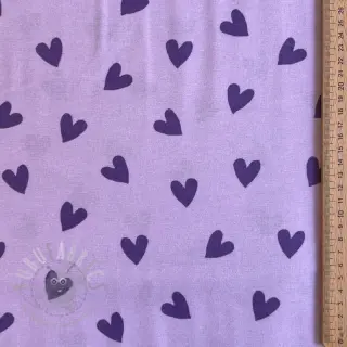 Pamuk FLANNEL Hearts lavender