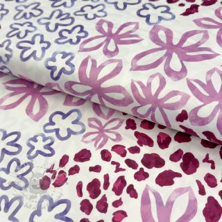 Saten ROYAL MICRO Abstarct white