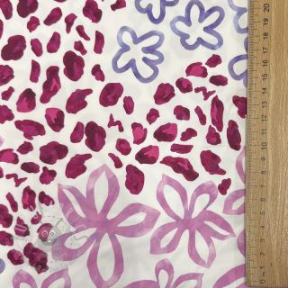 Saten ROYAL MICRO Abstarct white