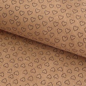 Corduroy STRETCH Little love sand