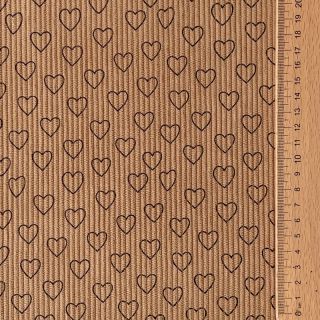 Rastezljivi baršun STRETCH Little love sand