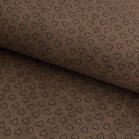Corduroy STRETCH Little love taupe
