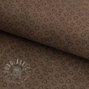 Rastezljivi baršun STRETCH Little love taupe