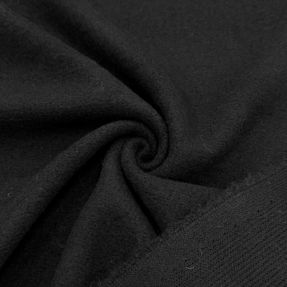 Tkanina za kapute PRATO wool black in black
