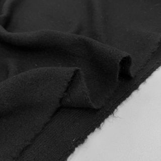 Tkanina za kapute PRATO wool black in black