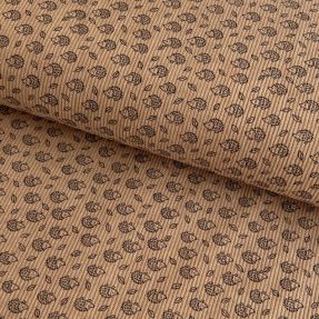 Corduroy STRETCH Little hedgehog sand