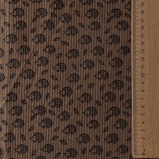Rastezljivi baršun STRETCH Little hedgehog taupe