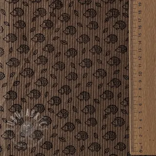 Rastezljivi baršun STRETCH Little hedgehog taupe