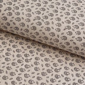 Corduroy STRETCH Little hedgehog light sand