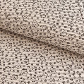 Corduroy STRETCH Little sheep light sand