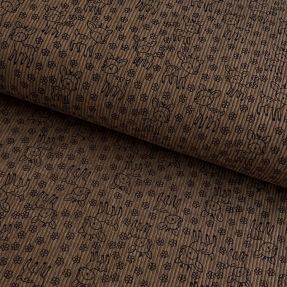 Corduroy STRETCH Little deer taupe