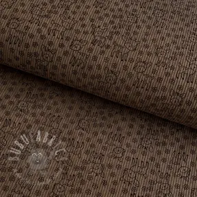 Rastezljivi baršun STRETCH Little deer taupe