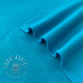 Triko materijal čupav JOGGING dark turqouise