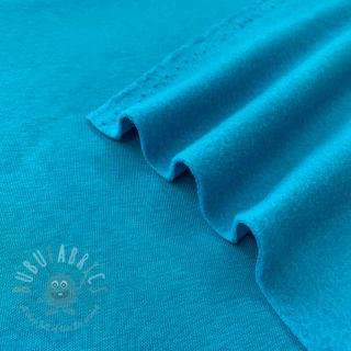 Triko materijal čupav JOGGING dark turqouise