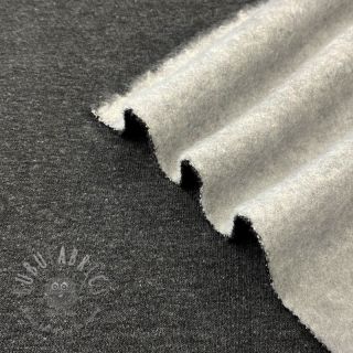 Triko materijal čupav JOGGING anthracite melange