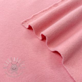 Triko materijal čupav JOGGING soft pink