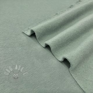 Triko materijal čupav JOGGING old green