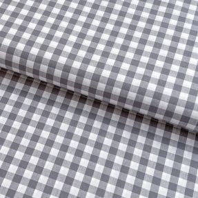 Pamučna tkanina Check grey