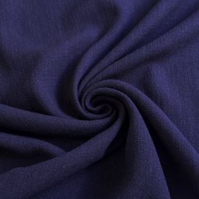 Viscose s lanom WASHED navy
