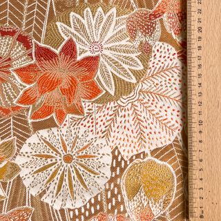 Dekorativna tkanina jacquard Opium allover peanut
