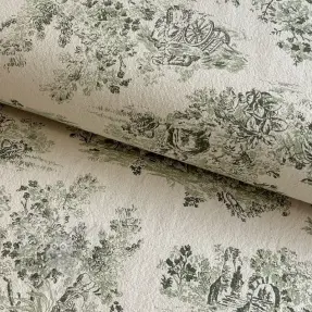 Dekorativna tkanina RUSTIC VINTAGE PRINT Gabrielle kaki