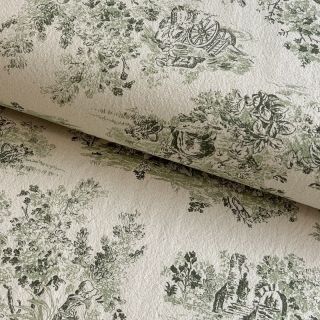 Dekorativna tkanina RUSTIC VINTAGE PRINT Gabrielle kaki
