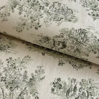 Dekorativna tkanina RUSTIC VINTAGE PRINT Gabrielle kaki