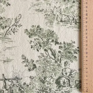 Dekorativna tkanina RUSTIC VINTAGE PRINT Gabrielle kaki