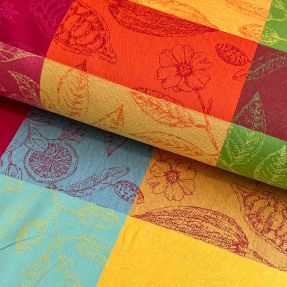 Dekorativna tkanina FRENCH TABLE CLOTH JACQUARD Cabosse allover summer